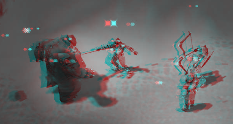 Gray anaglyph